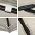 MCW Ampelschirm A96 3x3m Alu/Stahl mit Ständer Drehbar Creme-Grau