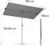 Blumfeldt Bayonne 130 x 180 cm grau