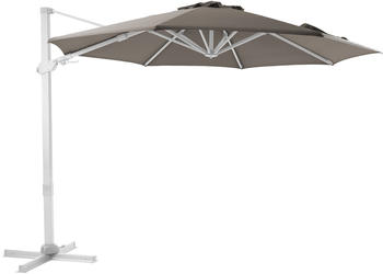 AXI Cyrus Ø 300 cm weiß/taupe