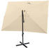 Mendler Gastronomie Ampelschirm 3x4 m ohne Ständer Polyester/Alu creme (134329)
