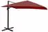 MCW Ampelschirm A96 3x3m Alu/Stahl ohne Ständer Bordeaux