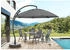 Sun Garden Ampelschirm Easy Sun Ø 375 cm Grau Meliert