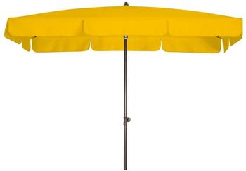 Doppler Sunline-Waterproof III 185 x 120 cm mit Volant gelb