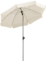 Schneider Sonnenschirm Locarno ca.150x220x150cm Anthrazit Naturfarben