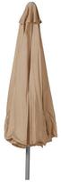Marktschirm &Oslash; 400cm Beige Aluminium/textil