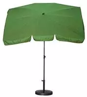 Tropico Mittelstockschirm Anthrazit/limette 210x140cm Gestell Stahl Anthrazit,...