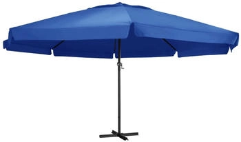 furnicato Sonnenschirm mit Aluminium-Mast 500 cm Azurblau