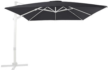 AXI Ampelschirm Apollo Premium 300 cm x 300 cm Weiß/Grau