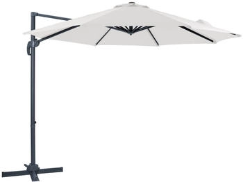 AXI Ampelschirm Marisol Ø 300 cm Gestell Anthrazit/Beige