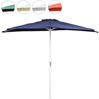 Nexos Balkonschirm halbrund 270 x 140 cm blau
