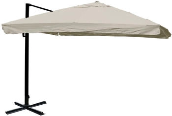 MCW Ampelschirm A96 3x3m Alu/Stahl Flap ohne Ständer Creme-Grau MCW Ampelschirm A96 3x3m Alu/Stahl Flap ohne Ständer Creme-Grau