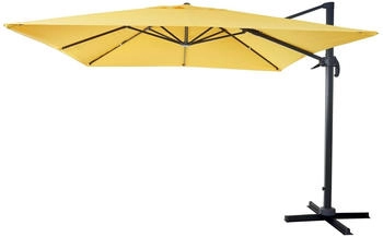 MCW Ampelschirm A96 3x3m Alu/Stahl ohne Ständer Drehbar Gelb MCW Ampelschirm A96 3x3m Alu/Stahl ohne Ständer Drehbar Gelb