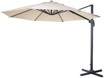 MCW Ampelschirm A96 Ø4m Alu ohne Ständer Drehbar Creme MCW Ampelschirm A96 Ø4m Alu ohne Ständer Drehbar Creme