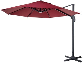 MCW Ampelschirm A96 Ø 3,5m Alu/Stahl Bordeaux ohne Ständer MCW Ampelschirm A96 Ø 3,5m Alu/Stahl Bordeaux ohne Ständer