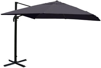 MCW Ampelschirm A96 3x3m Alu/Stahl Anthrazit ohne Ständer MCW Ampelschirm A96 3x3m Alu/Stahl Anthrazit ohne Ständer