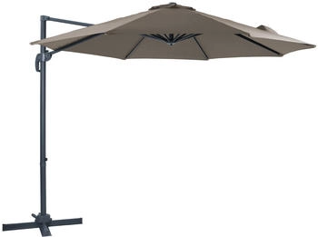 AXI Ampelschirm Marisol Ø 300 cm Gestell Anthrazit/Taupe
