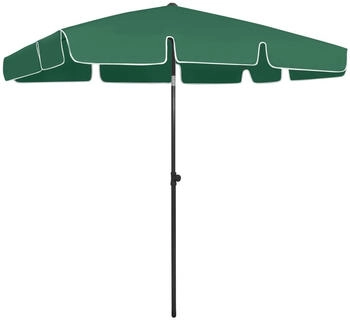 vidaXL Strandschirm Grün 200x125 cm (314728)