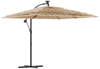vidaXL Sonnenschirm mit Stahlmast Braun 246x246x230 cm (4005074)