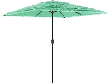 vidaXL Sonnenschirm mit Stahlmast Grün 248x248x248 cm (4005091)