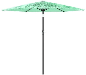 vidaXL Sonnenschirm mit Stahlmast Grün 268x268x226 cm (4005103)