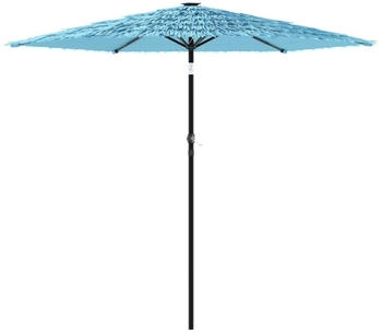 vidaXL Sonnenschirm mit Stahlmast Blau 268x268x226 cm (4005102)