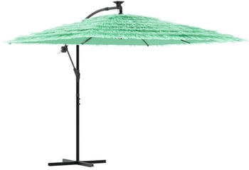 vidaXL Sonnenschirm mit Stahlmast Gr&uuml;n 269x269x235 cm (4005080)