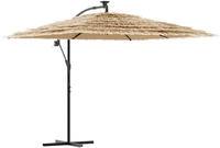 vidaXL Sonnenschirm mit Stahlmast Braun 269x269x235 cm