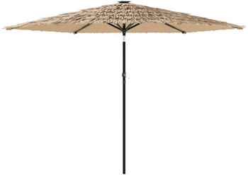 vidaXL Sonnenschirm mit Stahlmast Braun 288x288x225 cm (4005105)