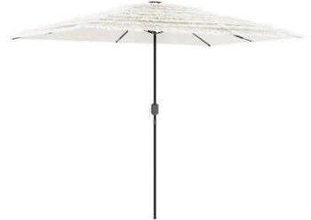 vidaXL Sonnenschirm mit Stahlmast Weiß 300x200x250 cm (4005096)