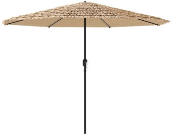 vidaXL Sonnenschirm mit Stahlmast Braun 388x388x248 cm (4005113)