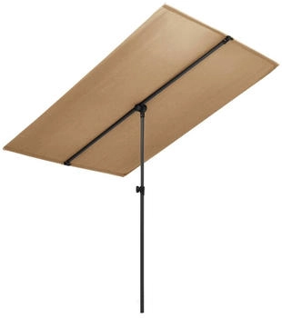 vidaXL Sonnenschirm mit Aluminium-Mast 180 x 110 cm