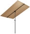vidaXL Sonnenschirm mit Aluminium-Mast 180 x 110 cm