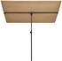vidaXL Sonnenschirm mit Aluminium-Mast 180 x 110 cm