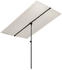 vidaXL Sonnenschirm mit Aluminium-Mast 180 x 110 cm
