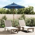 vidaXL Sonnenschirm mit Holzmast Azurblau 196x231 cm (363166)