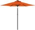 vidaXL Sonnenschirm mit LED und Stahlmast 225x225x212 cm