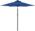 vidaXL Sonnenschirm mit LED und Stahlmast 225x225x212 cm