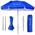 AMMSUN Faltbarer Reise-Strandschirm mit Sandanker TS71005-XXX