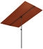 vidaXL Sonnenschirm mit Aluminium-Mast 180 x 110 cm