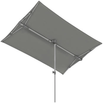 Glatz Sonnenschirm Suncomfort Flex-Roof 195x140 cm stone-grey