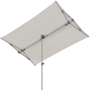 Glatz Sonnenschirm Suncomfort Flex-Roof 195x140 cm light grey