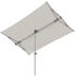Glatz Sonnenschirm Suncomfort Flex-Roof 195x140 cm light grey