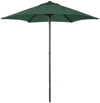 Outsunny Sonnenschirm mit Knickfunktion sechseckig Ø196 grün