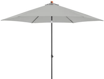 Doppler Mittelmastschirm myZone Push Up 300cm 6-teilig Hellgrau