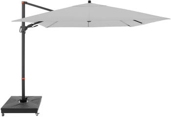 Doppler Pendelschirm myZone AX 280x280cm 8-teilig Hellgrau