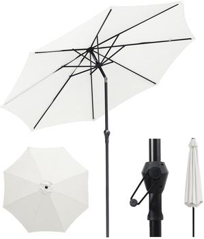 Sekey Gartenschirm Ø 270 cm creme/holzfarben (39927108W)