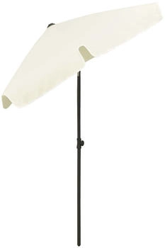vidaXL Beach parasol Yellow