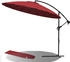 Vounot Round offset parasol Shanghai 300 cm Red with cover