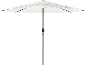 vidaXL Square straight parasol 388 x 388 cm White