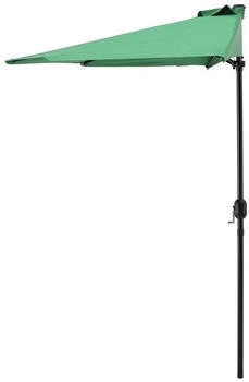 casa.pro Balcony parasol half-round 300 x 150 cm Green